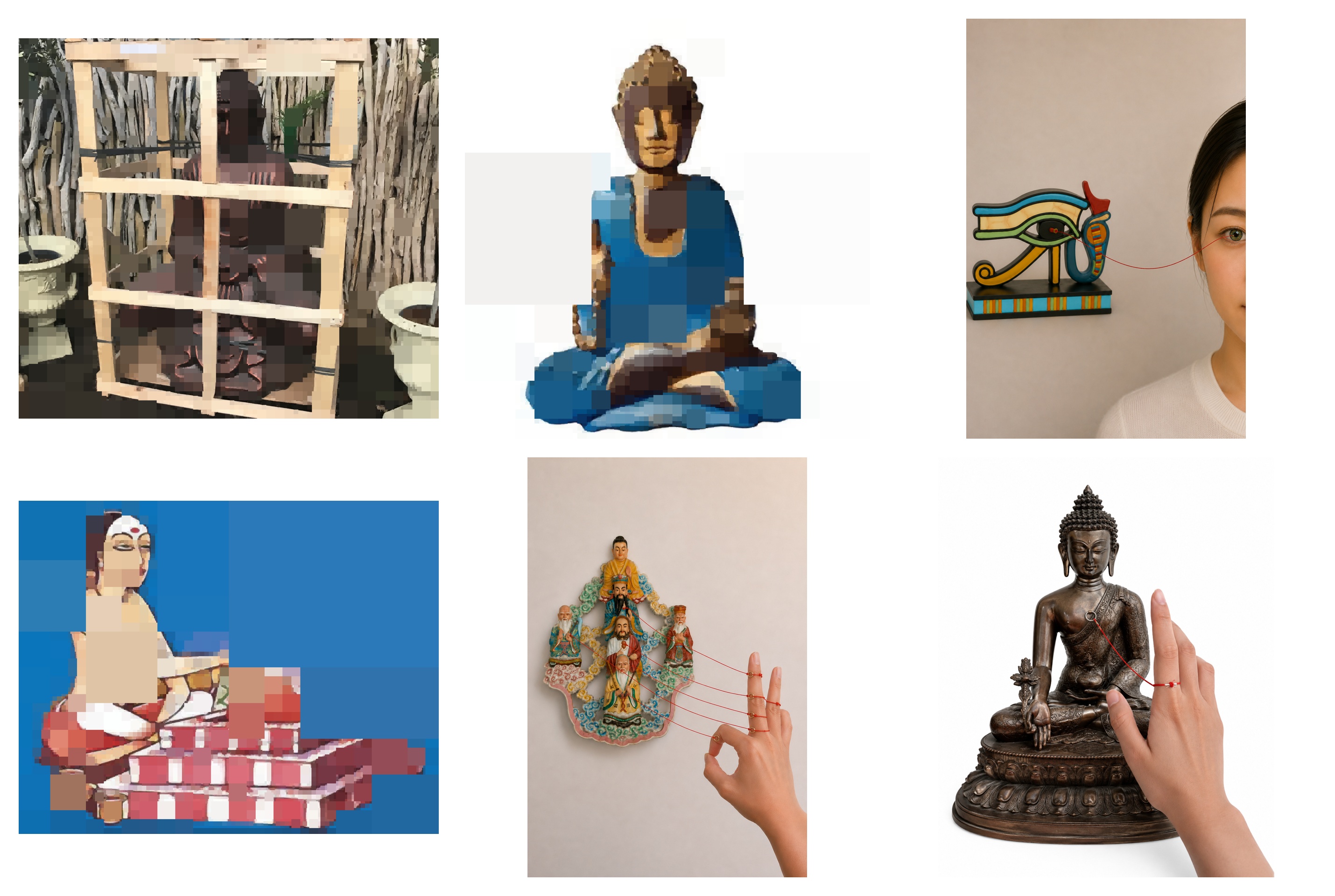 Digital art collection — grid